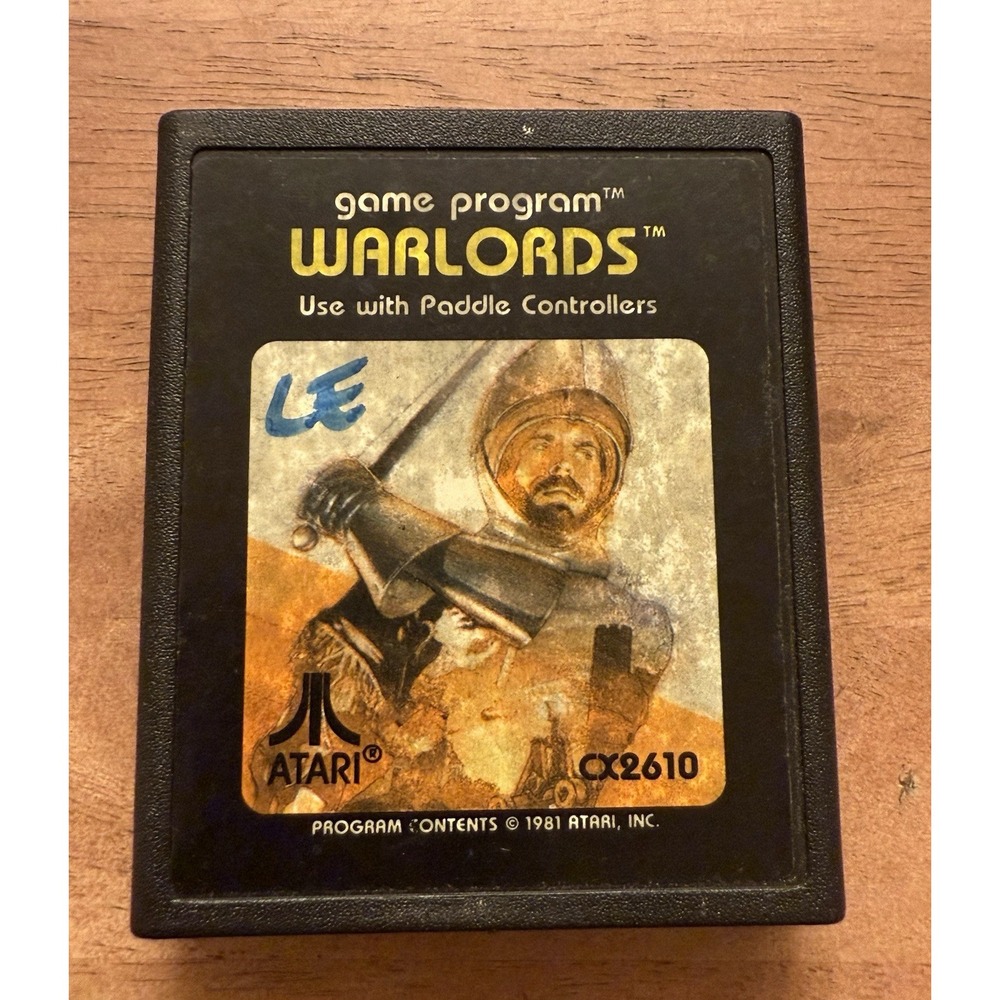 VTG 1981‎ "WARLORDS" Atari Game Cartridge Only CX2610